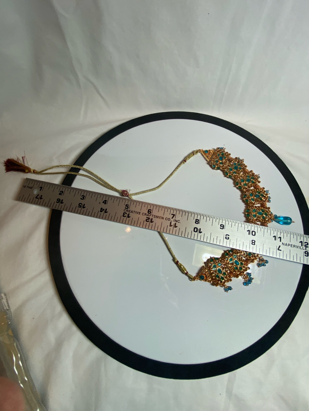 Traditional Indian Jewelry set. Length adjustable. - Picture 4 of 9